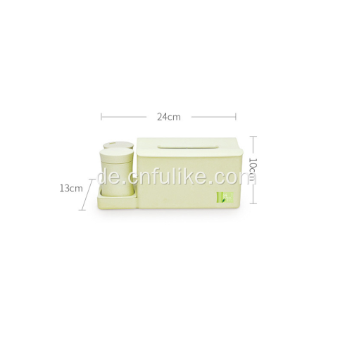 Bambus Tissue Box Serviettenhalter mit Zahnstocherhalter